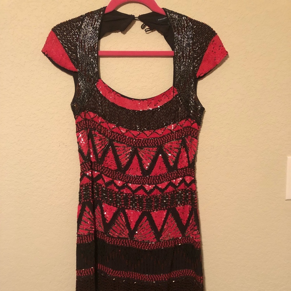 French Connection Beaded Dress